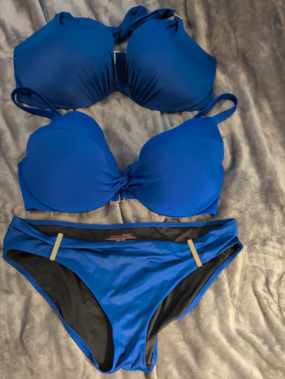 Victoria Secret Blue Unforgettable Bikini Set